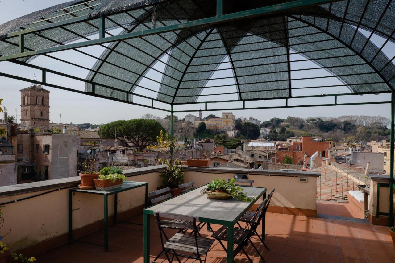 Amazing Penthouse With Terrace And Rooftop In Trastevere Roma Ngoại thất bức ảnh