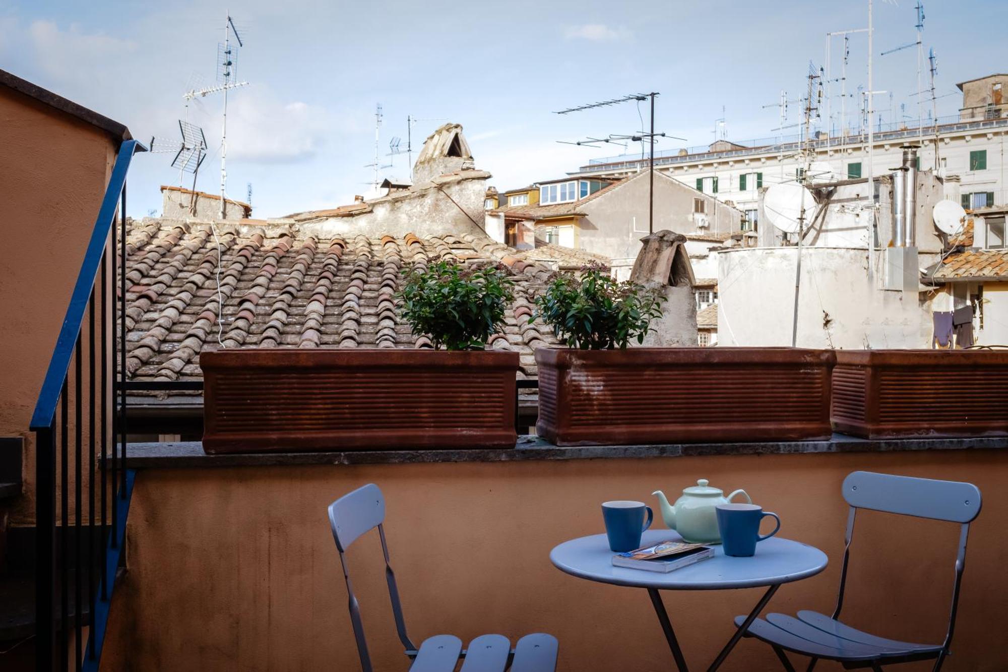 Amazing Penthouse With Terrace And Rooftop In Trastevere Roma Ngoại thất bức ảnh