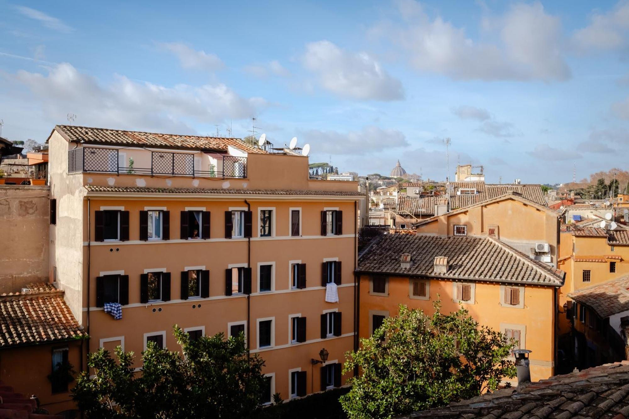 Amazing Penthouse With Terrace And Rooftop In Trastevere Roma Ngoại thất bức ảnh