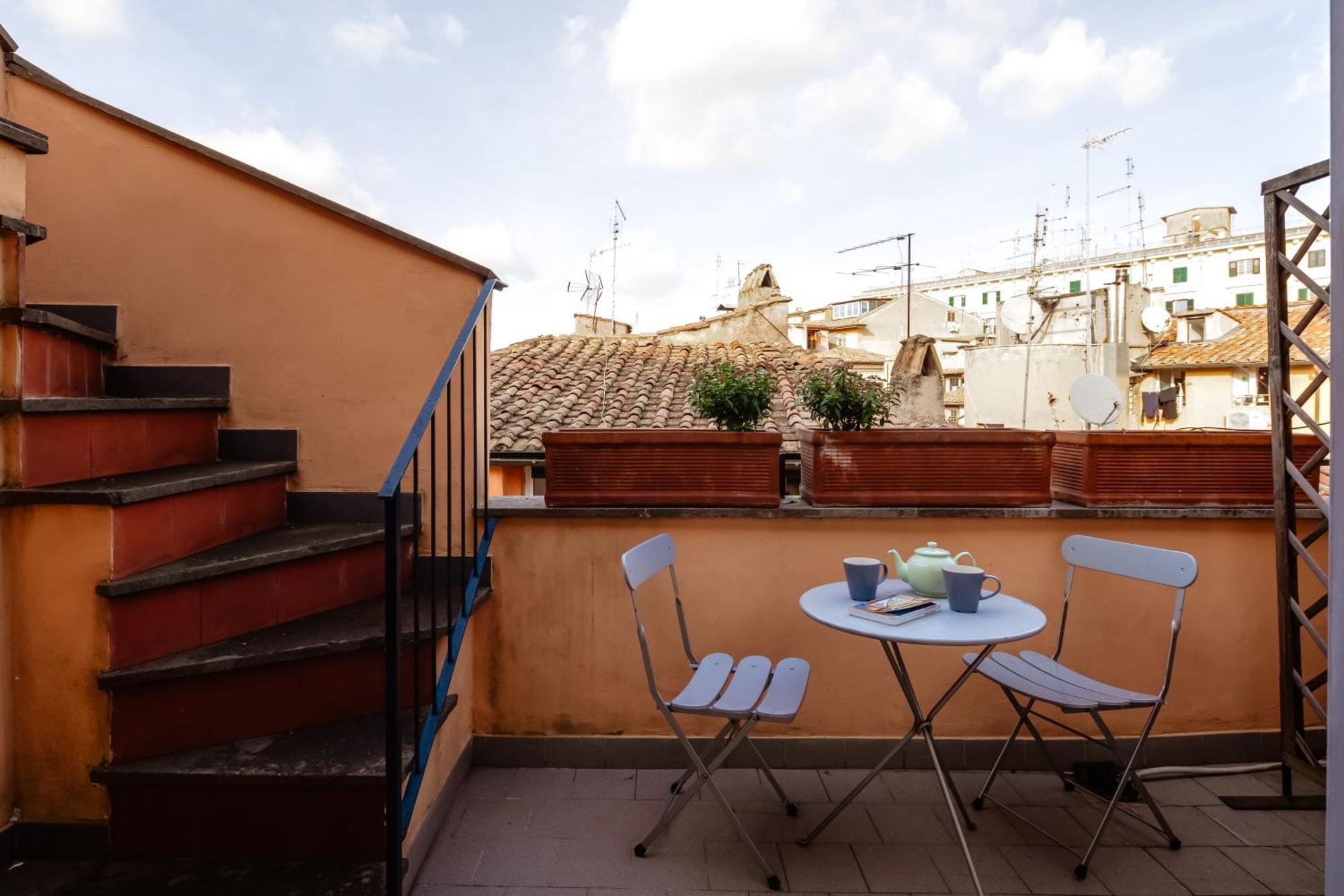 Amazing Penthouse With Terrace And Rooftop In Trastevere Roma Ngoại thất bức ảnh