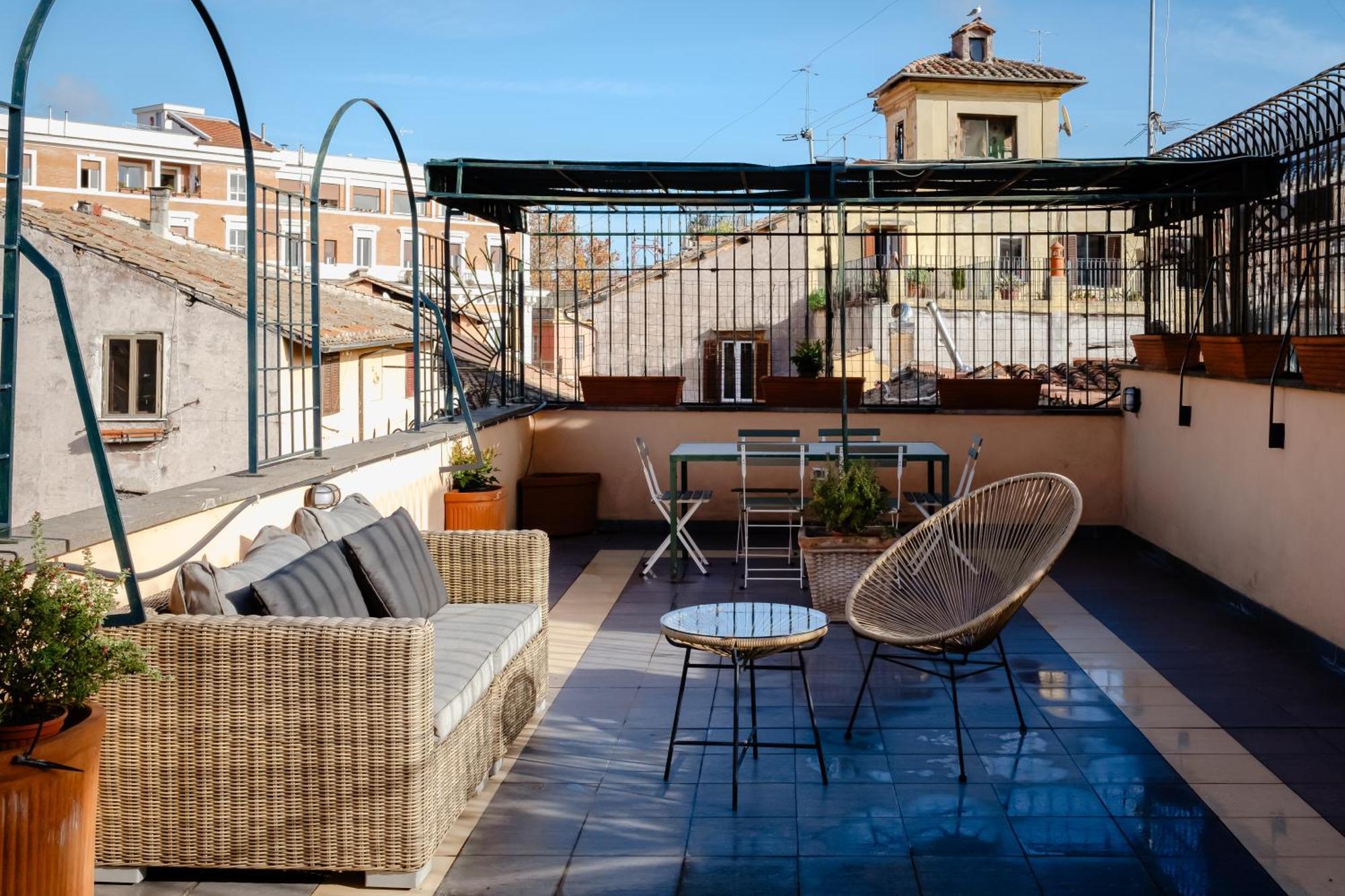Amazing Penthouse With Terrace And Rooftop In Trastevere Roma Ngoại thất bức ảnh
